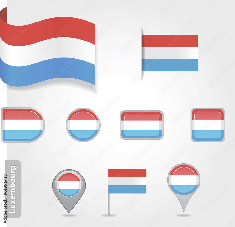 Luxembourg flag icon