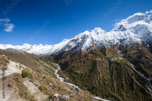 Beautiful landscape of Hymalayas mountains © Maygutyak