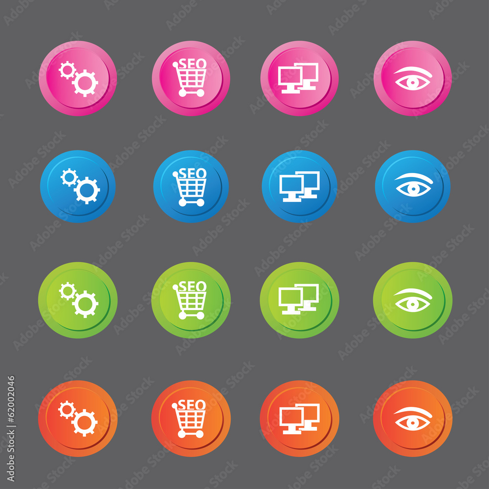 SEO icons,vector SEO icons,vector