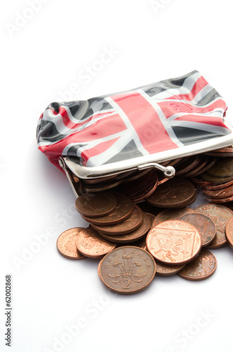 Photography purse of pennies