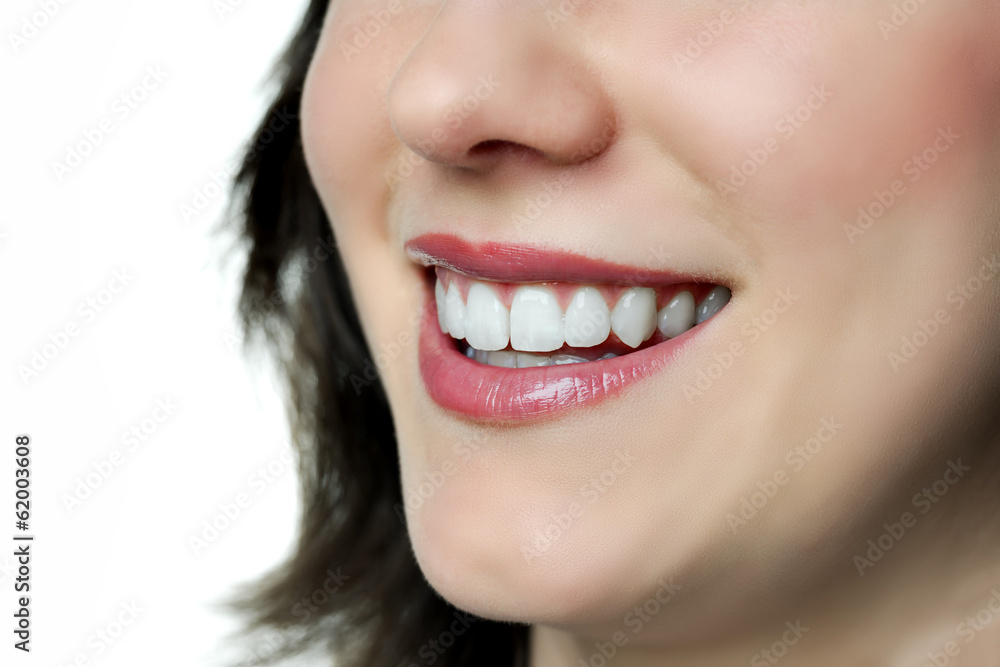 Closeup smiling woman Closeup smiling woman
