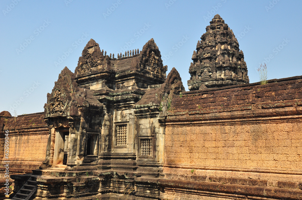 Banteay Samre Prasat is ancient buddhist khmer temple in Cambod Banteay Samre Prasat is ancient buddhist khmer temple in Cambod