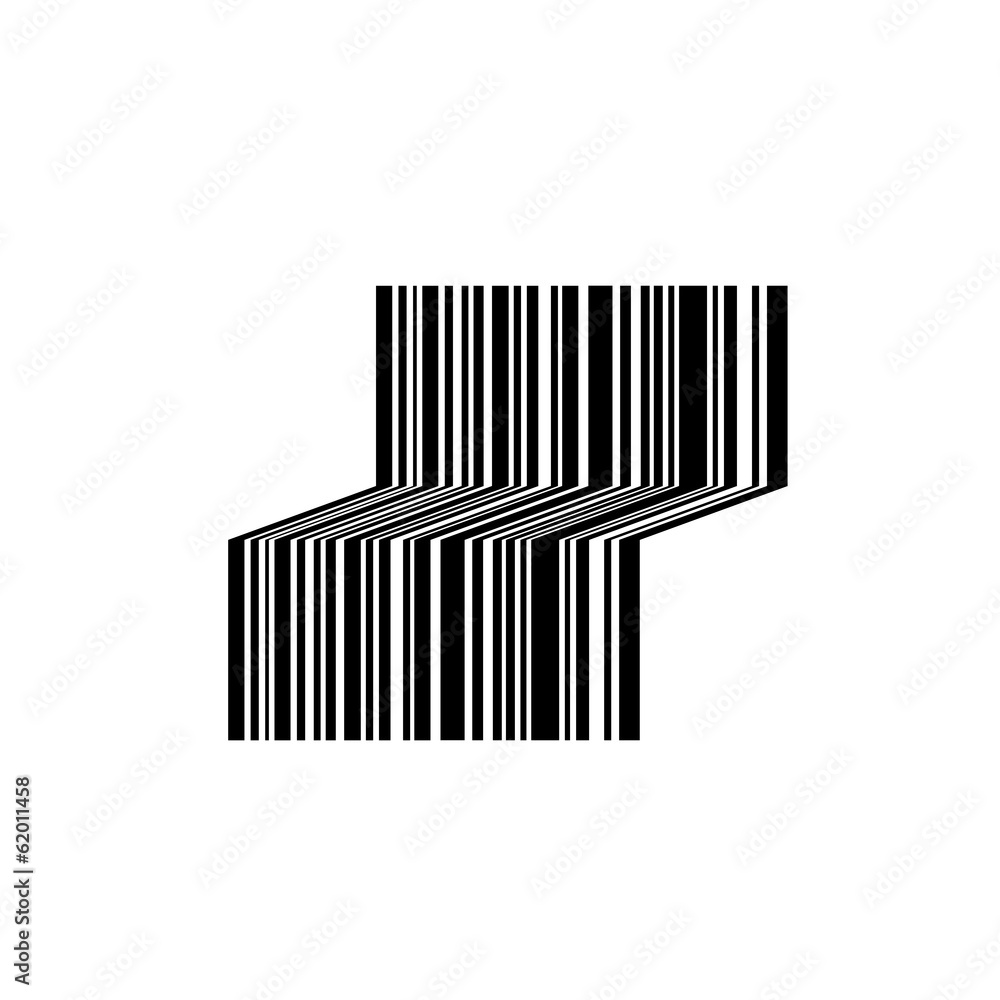 Bar code shaped like a bench Bar code shaped like a bench