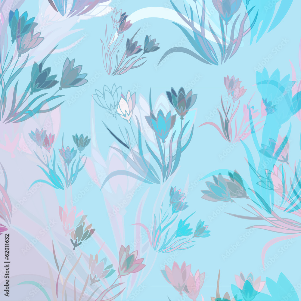 Fototapeta premium blue flowers