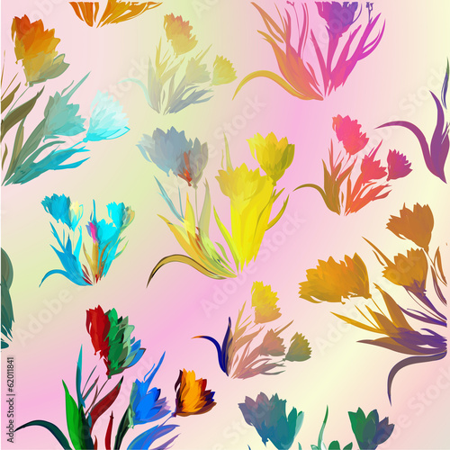 colored lilies