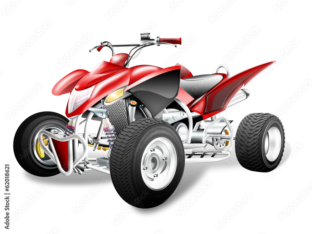 Obraz premium Quad ATV za darmo
