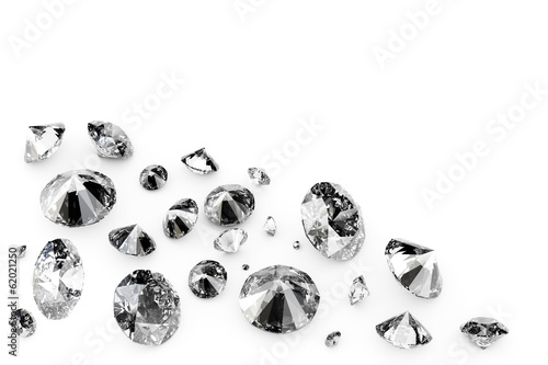 Fototapeta Naklejka Na Ścianę i Meble -  Shiny diamonds