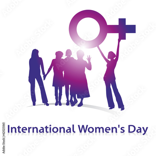 International Women's Day,Pink,Shilouette,Vektor,free