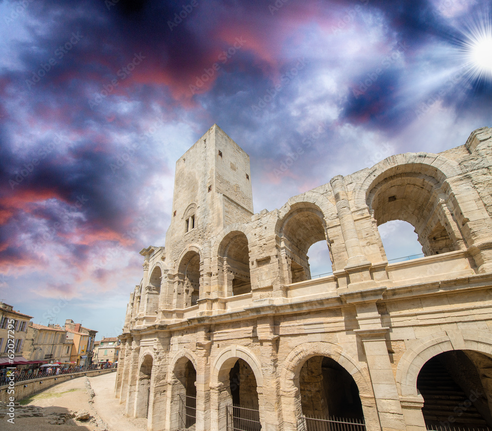 The Roman Arena, Arles, France (A UNESCO World Heritage Site)