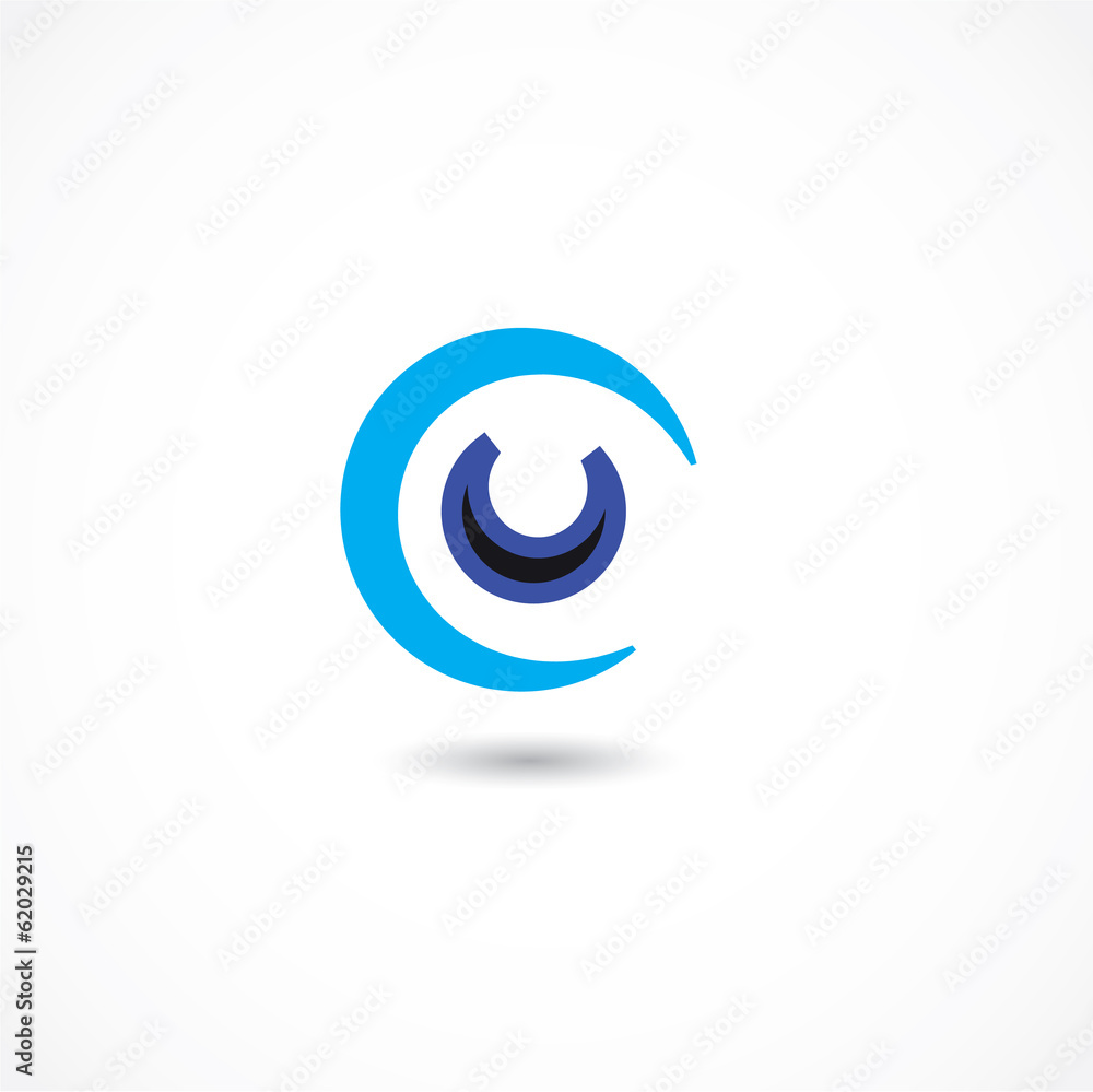 Fototapeta premium eye icon vector