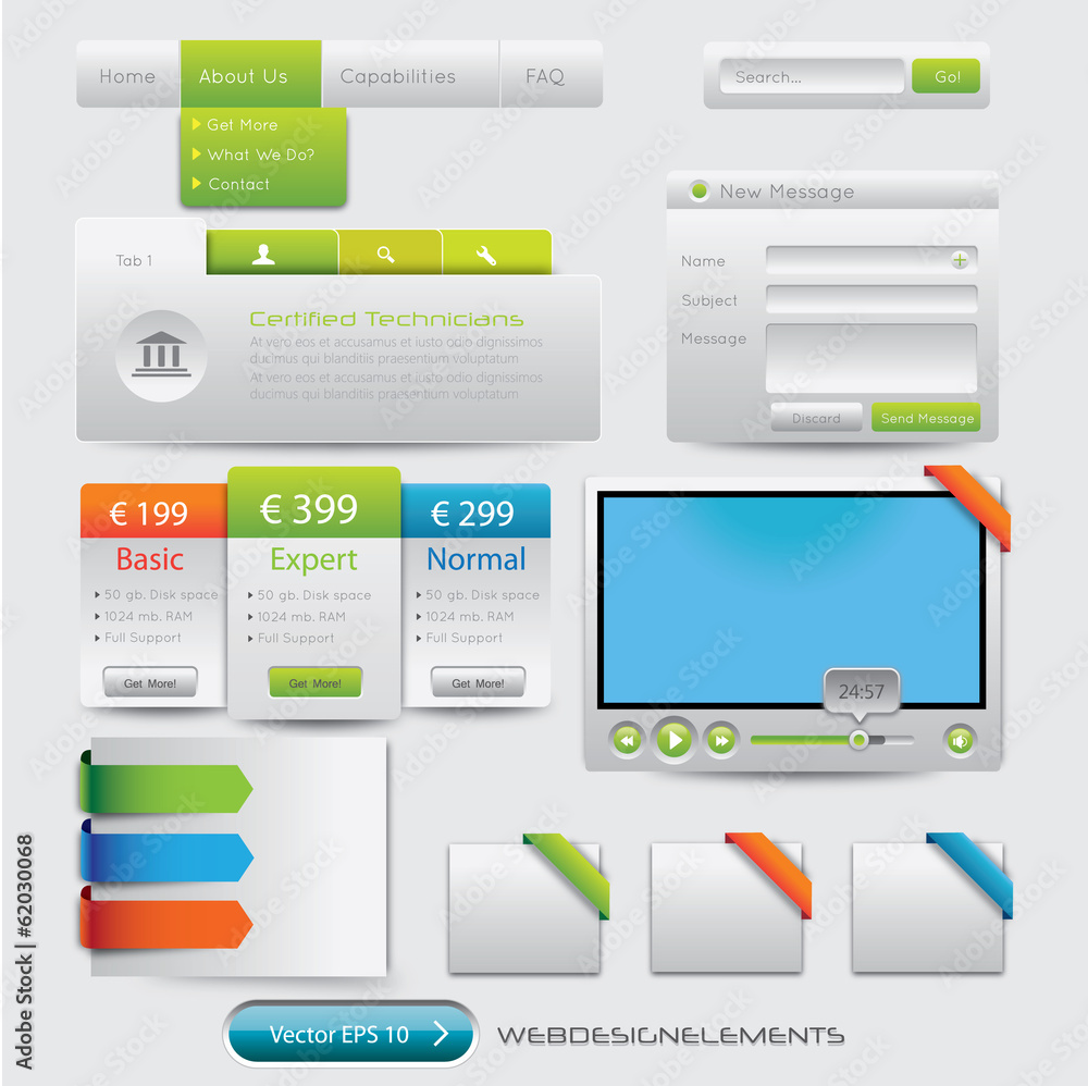 Web Design Navigation Elements09 Web Design Navigation Elements09