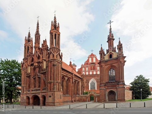 St. Anna's Church in Vilnius, Lithuania.