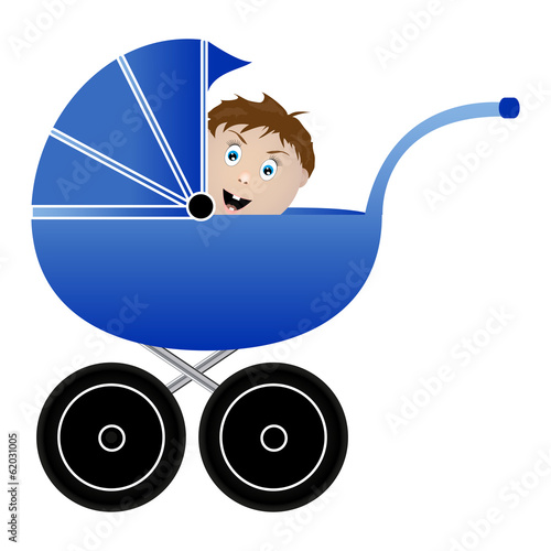 baby in a pram