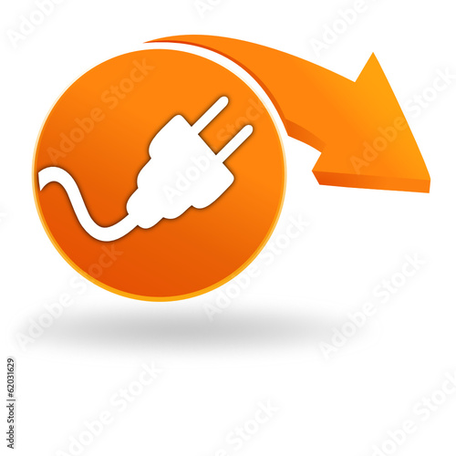 branchement électrique sur bouton orange