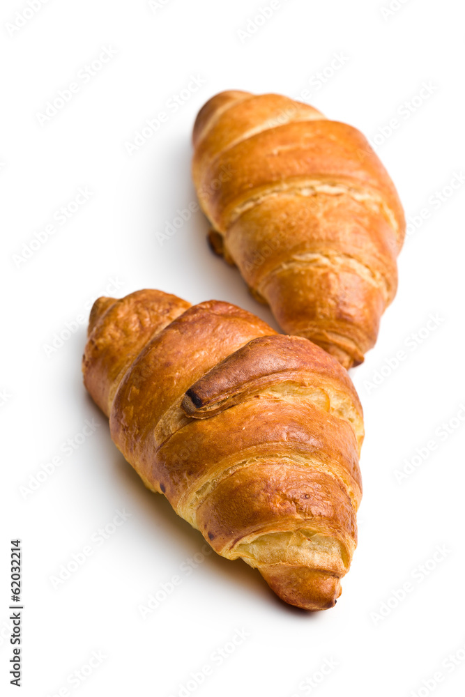 two croissants