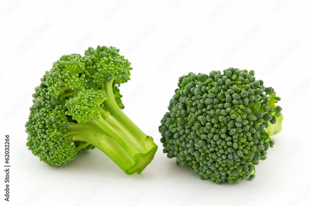 Fresh broccoli isolated on white background Fresh broccoli isolated on white background