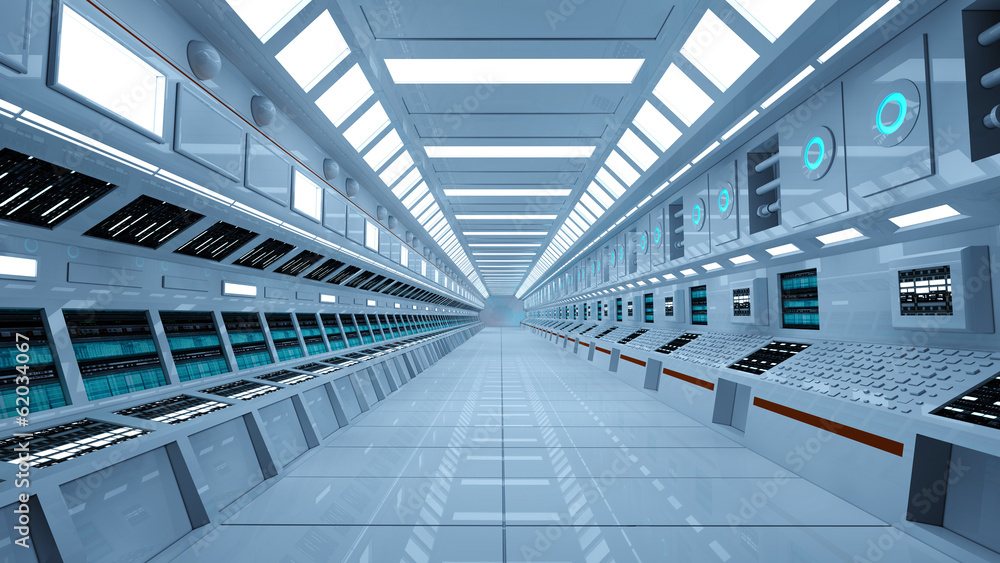 Naklejka premium Mothership interior