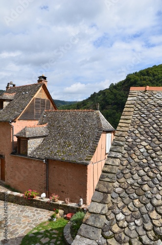 Village de Conques, habitations photo