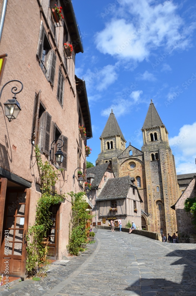 Village de Conques, Abbatiale Sainte-Foy Village de Conques, Abbatiale Sainte-Foy