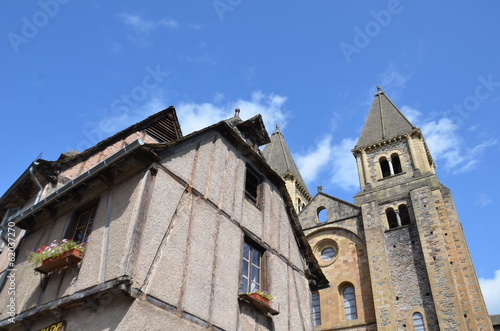 Village de Conques, Abbatiale Sainte-Foy photo