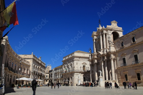 Siracusa - Piazza duomo - Isola di Ortigia