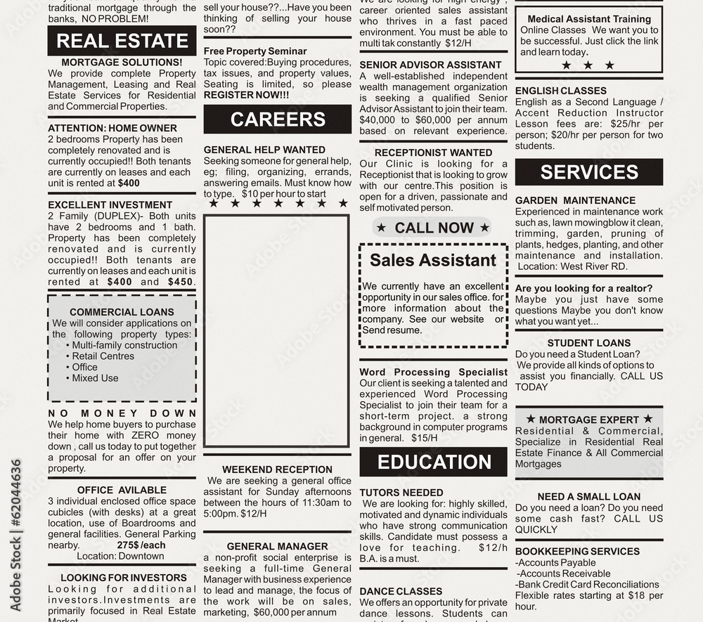 Fototapeta premium Career Ad