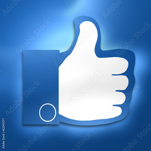 like, thumbs, fan fanpage,