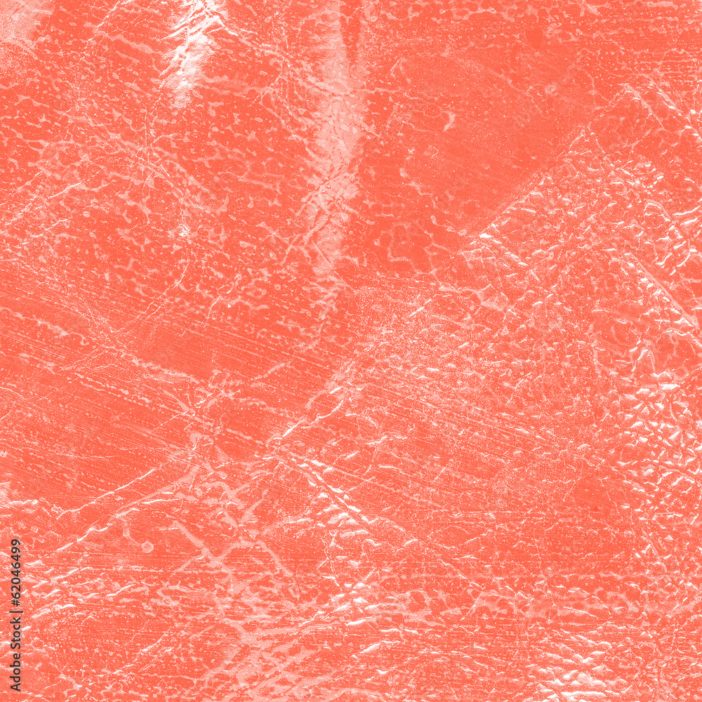 orange leatherette closeup
