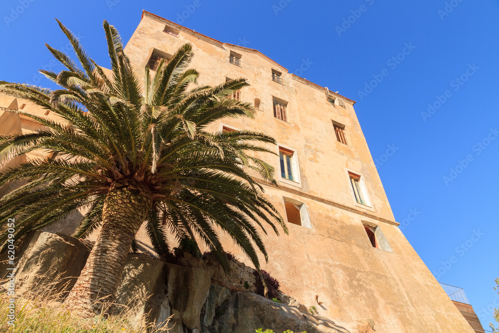 École de musique in the citadel at Calvi in Corsica