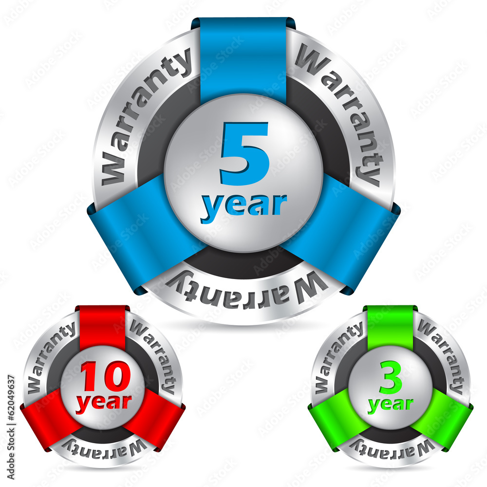 Guarantee insignia set of 3 Guarantee insignia set of 3