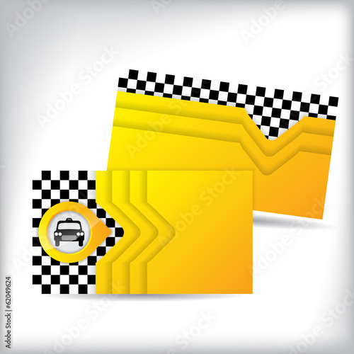 Business card design for taxi drivers