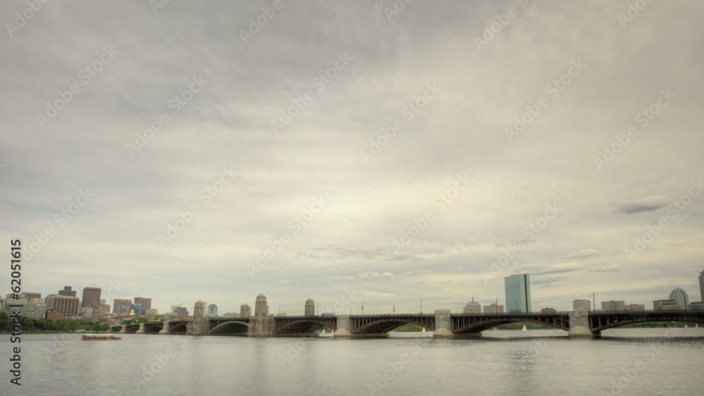 HDR Time lapse Boston Charles River HDR Time lapse Boston Charles River