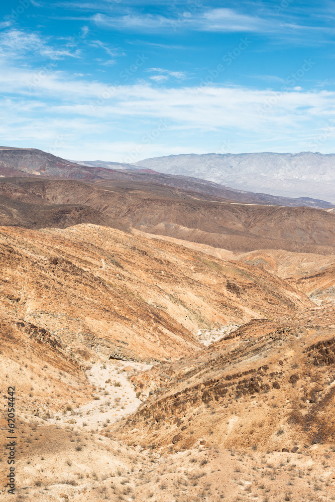 Old Toll Road landscape in Death Valley