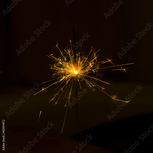 yellow sparkler