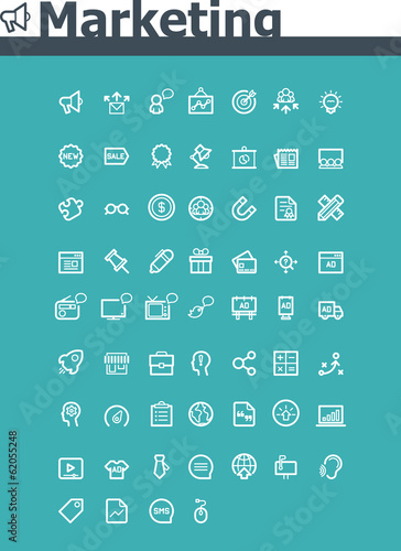 Marketing icon set
