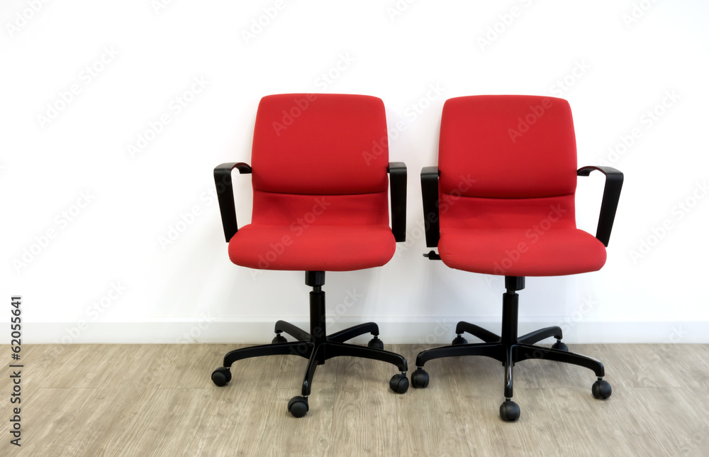 two red chairs in office two red chairs in office