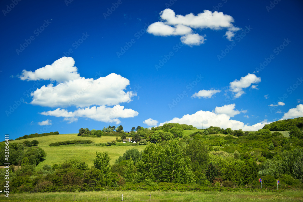 beautiful hills, fields and meadows of Denmark beautiful hills, fields and meadows of Denmark