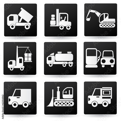 Car, transport, icon set,vector