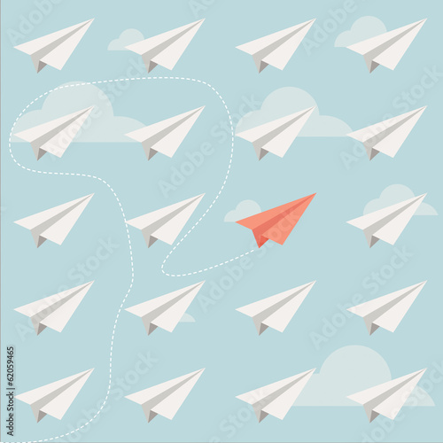 different paper plane