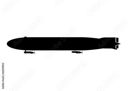 Zeppelin Great War Silhouette