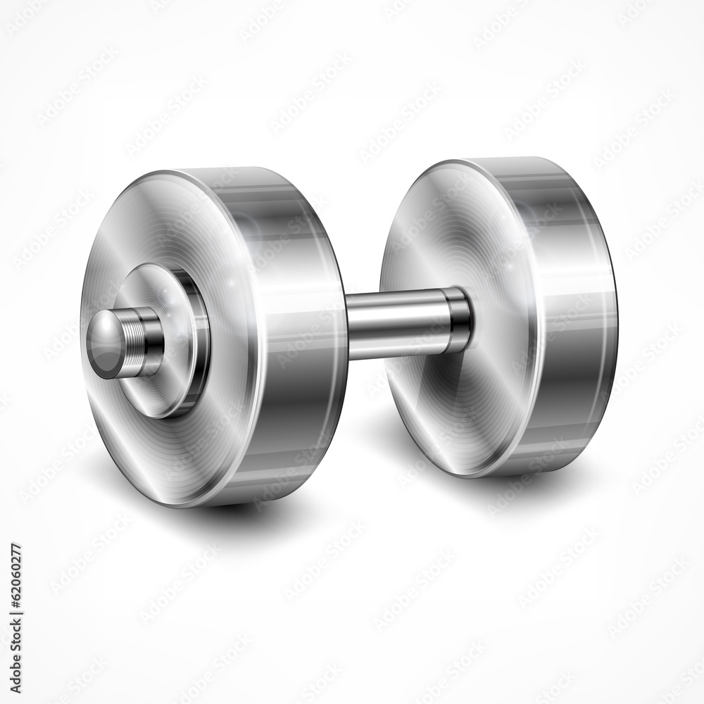 Dumbbell, fitness and healthy lifestyle concept on white, Dumbbell, fitness and healthy lifestyle concept on white,