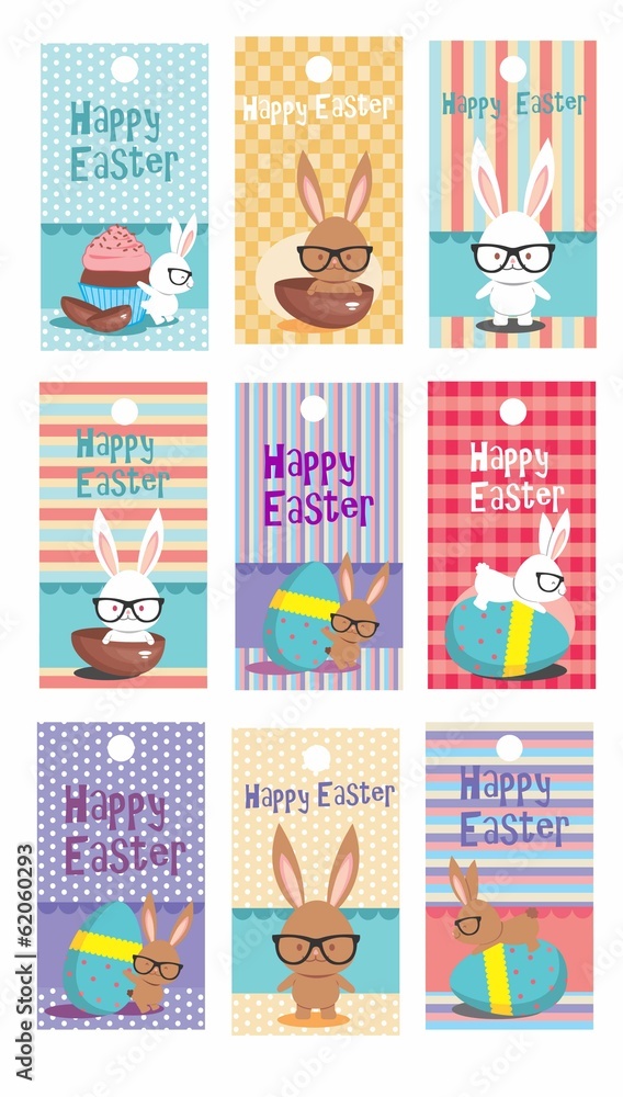 Fototapeta premium tags-páscoa, easter, scrapbook 2