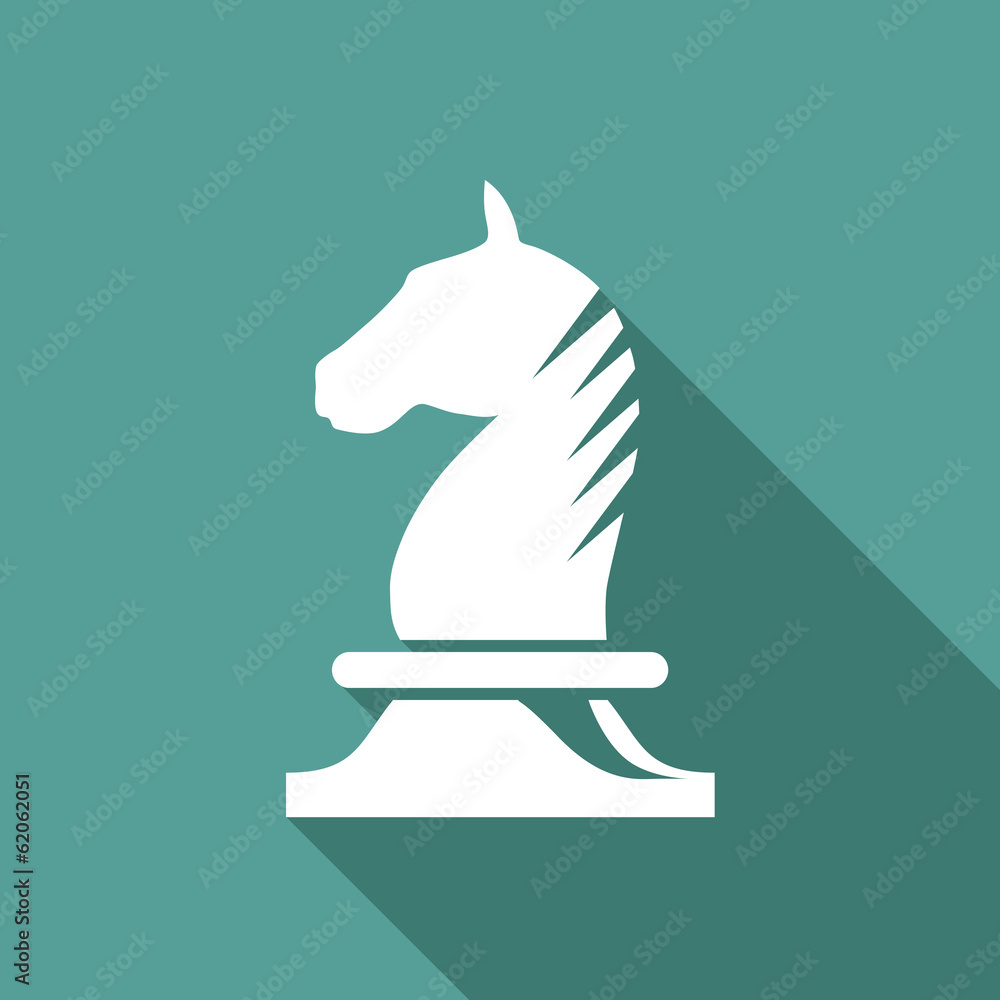 Vector Logo horse of chess Stock Vector | Adobe Stock