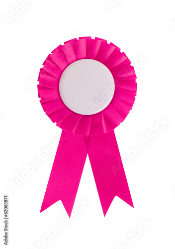 Award ribbon isolated on a white background © michaklootwijk