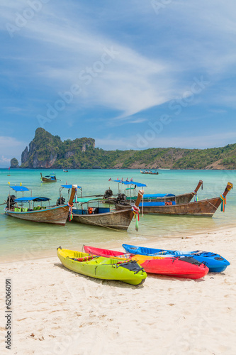 Beautiful bay of Phi Phi island Thailand