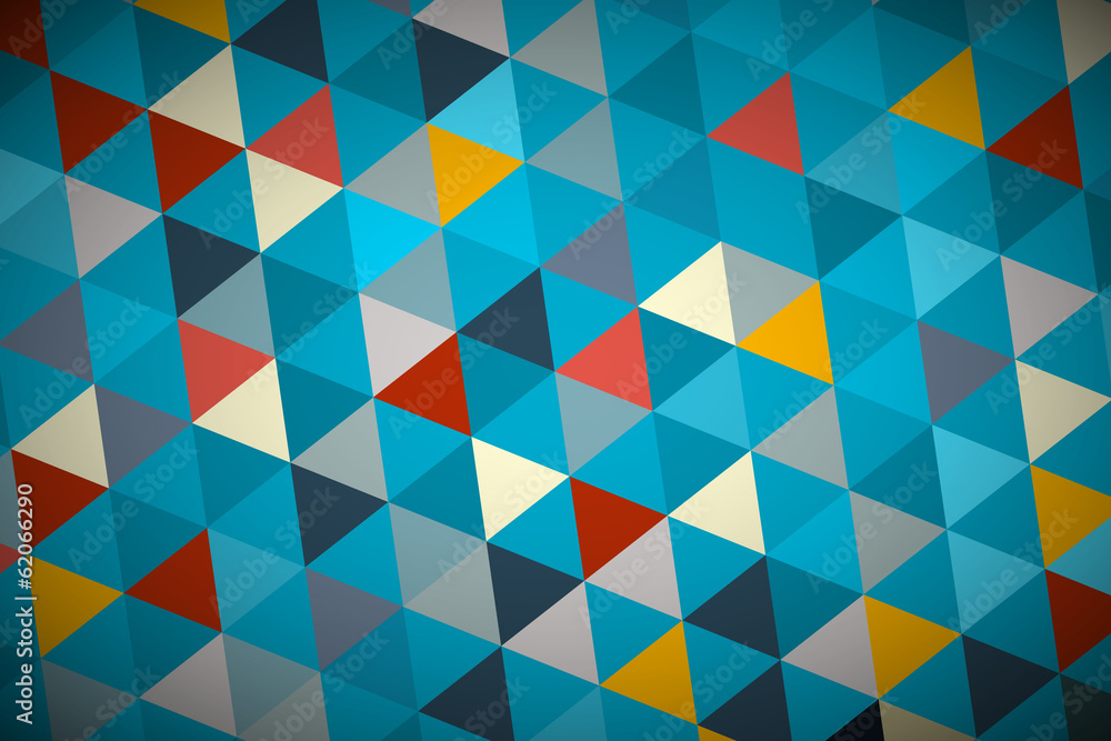 Blue Vector Abstract Triangle Retro - Modern Background Blue Vector Abstract Triangle Retro - Modern Background