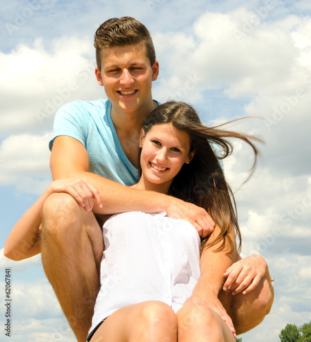 Happy together: young couple in love :)
