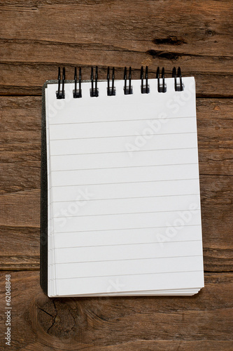 Small lined notepad photo