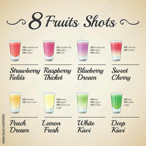 FRESH FRUIT SHOTS SET