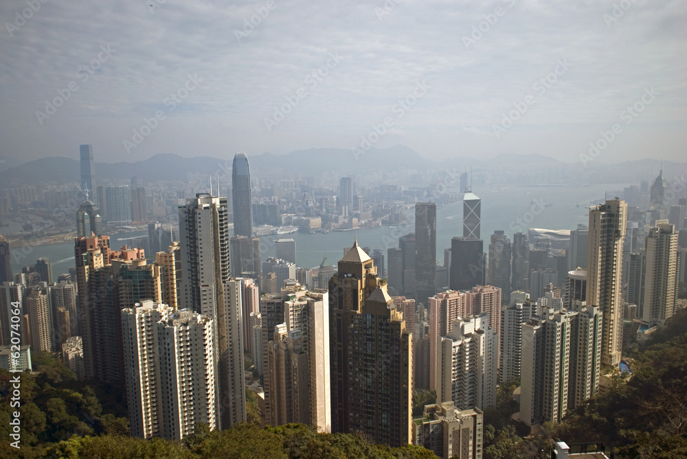 View from the Victoria Peak, Hongkong